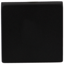Blinde rozet GPF8900.02 50x50x8mm zwart