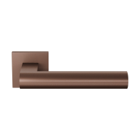 GPF3145.A2-02 Bronze blend deurkruk Umu op vierkante rozet