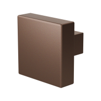 GPF9948.A2 Bronze blend vierkante knop 53x53x16mm
