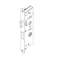 Mauer 4445 BAD/WC zwart met magneetschoot