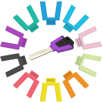 M&C Color Pro sleutel met kleuren cap