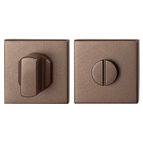 Toiletgarnituur GPF1102.A2.0910 50x50x8 mm stift 8 mm Bronze blend grote knop