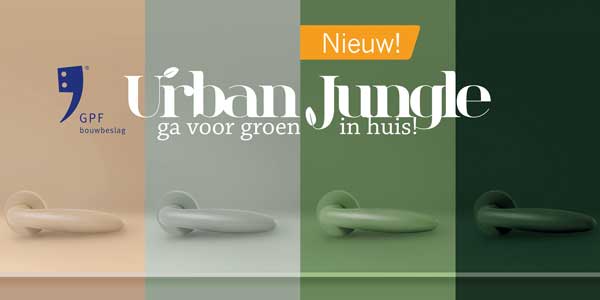 Maak jouw urban jungle compleet met groen deurbeslag